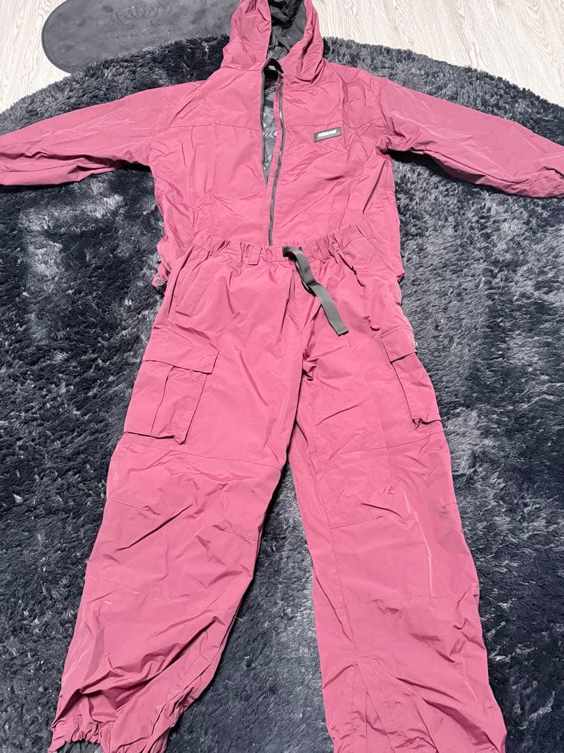 今だけお得！HIMANIウェア(ワインレッド)上下セット+グローブ