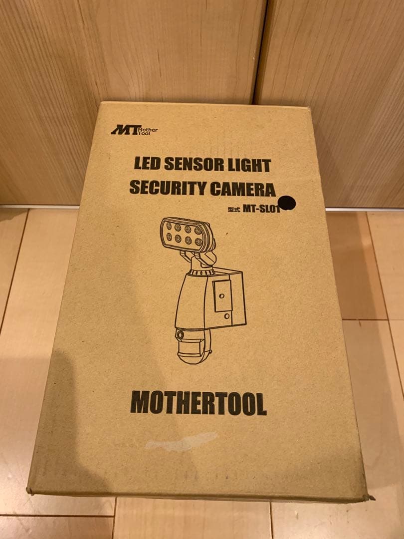 SDカードレコーダー搭載LEDセンサーライトカメラ MT-SL01-B防犯カメラ