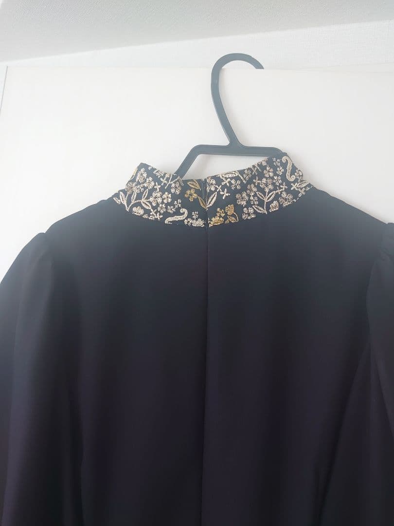 パノルモ　長袖ワンピース　黒