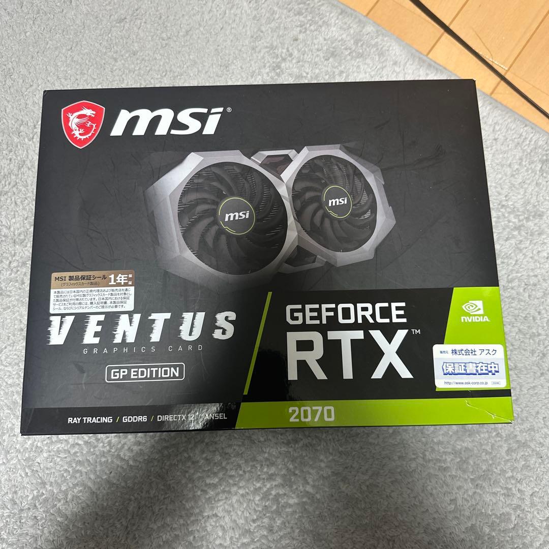 グラフィックボード・グラボ・ビデオカード MSI GeForce RTX 2070 Ventus GP Edition