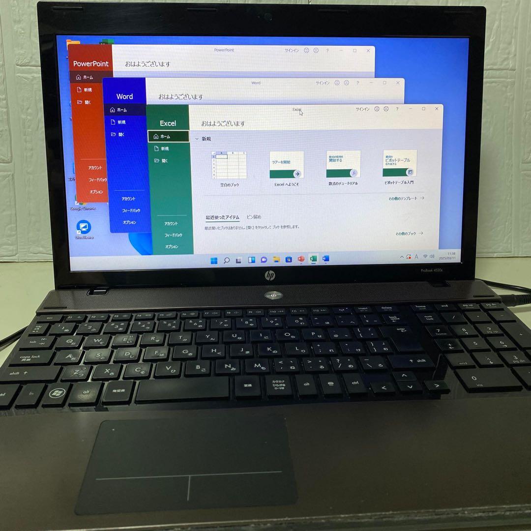 Windows11 オフィス付き　HP ProBookノートパソコン