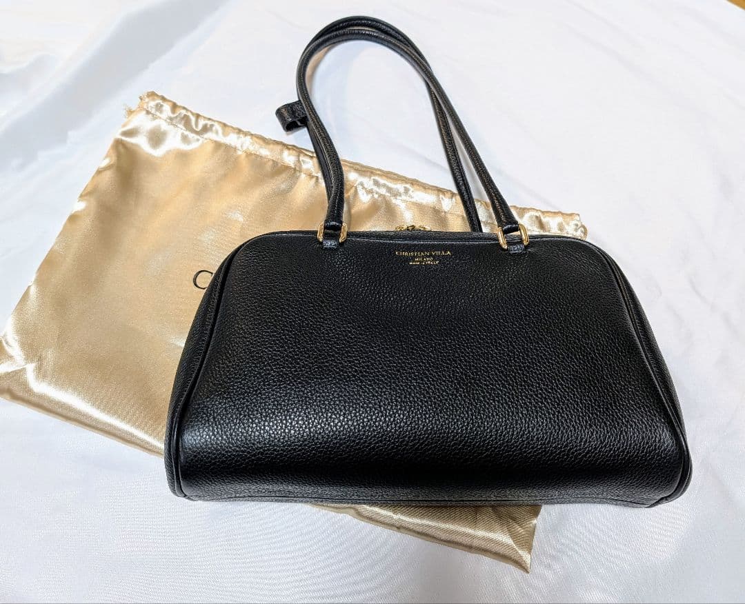 クリスチャンヴィラ ボストンバッグ ブラック