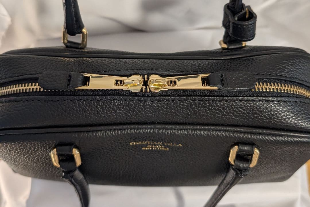 クリスチャンヴィラ ボストンバッグ ブラック