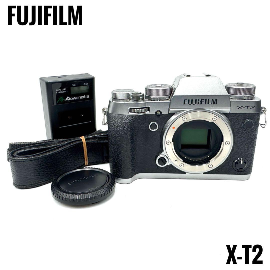 動作良好 FUJIFILM X-T2 富士フィルム ミラーレス一眼 シルバー