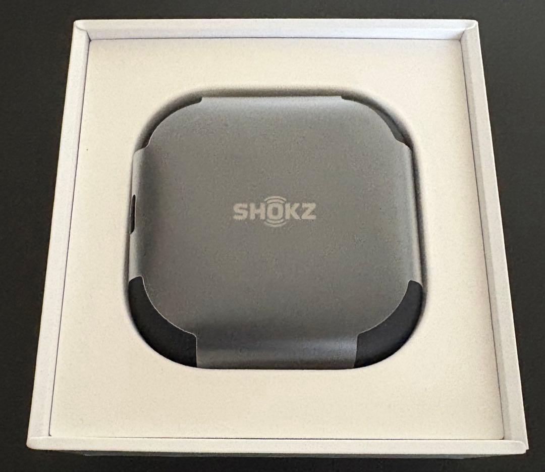 【美品】SHOKZ OPENFIT ワイヤレスイヤホン 黒