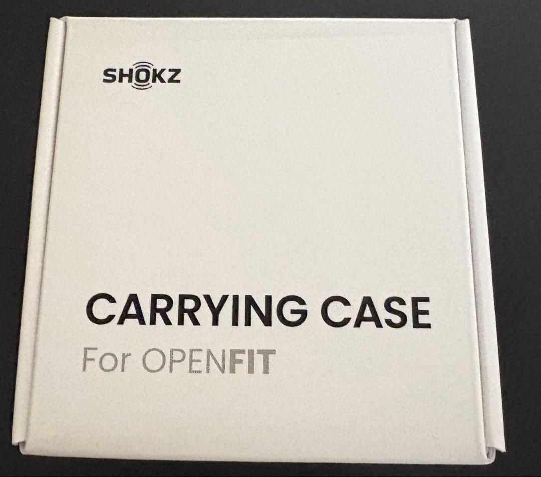 【美品】SHOKZ OPENFIT ワイヤレスイヤホン 黒
