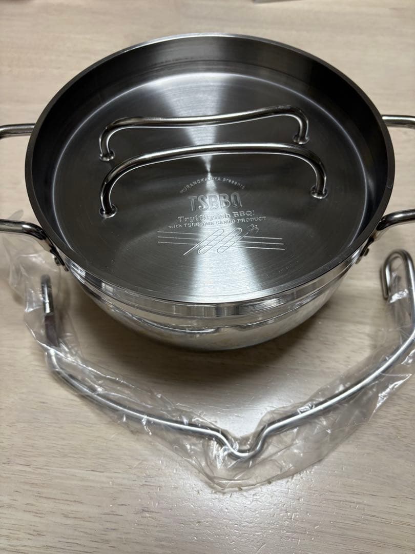 【燕三条製】TSBBQ ライトステンレス三層鋼 ダッチオーブン 8インチ ミラー