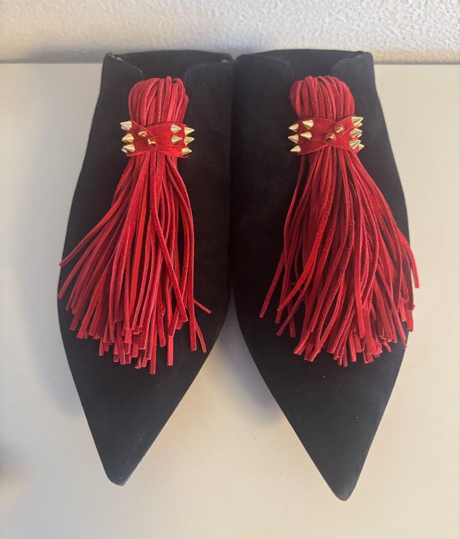 Christian Louboutinクリスチャンルブタンミュール★スエード美品