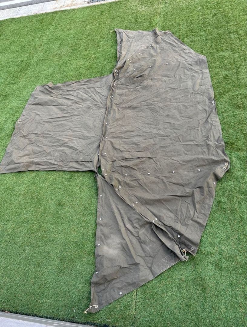 ドイツ軍　パップテント　フルセット2枚1セット　軍幕　希少