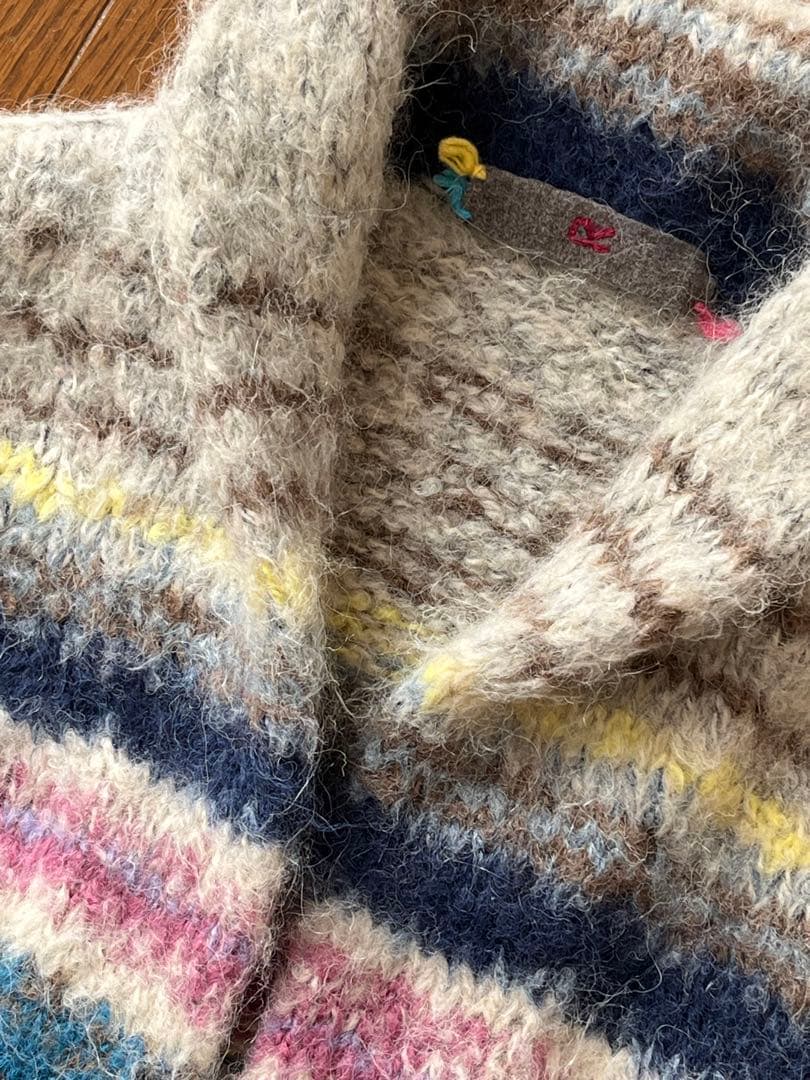 45R アルパカニットショートコート