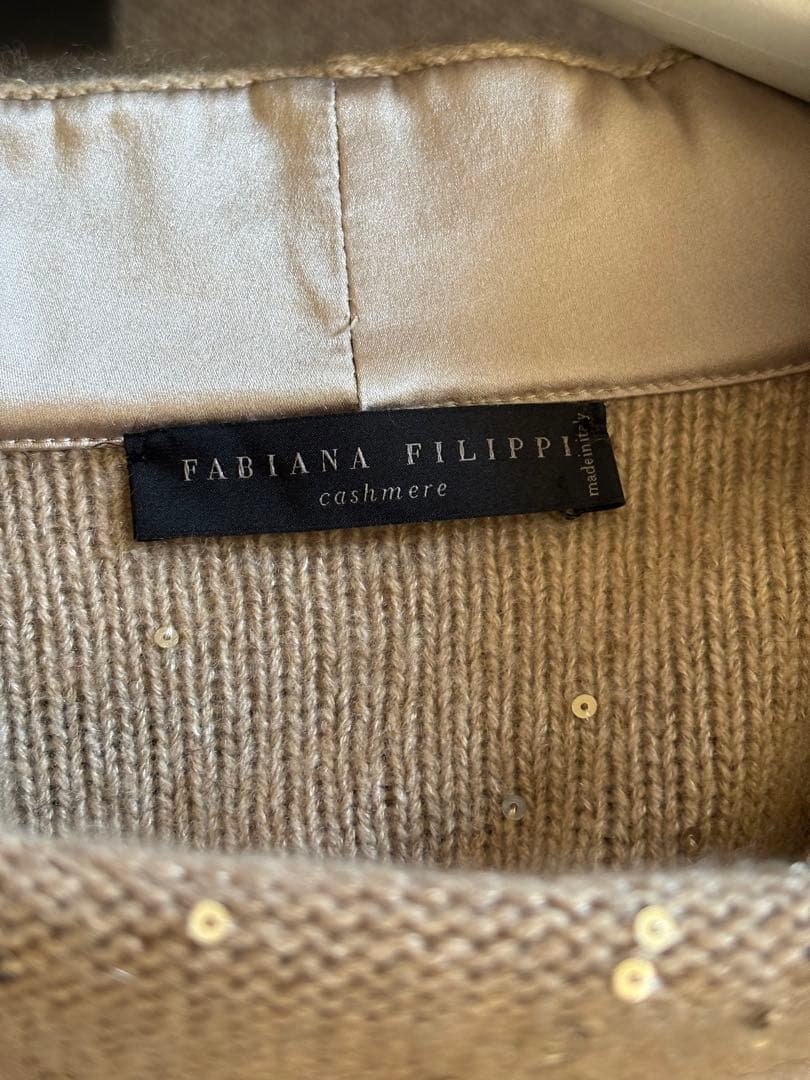 FABIANA FILIPPI ファビアナフィリィピ　カシミヤスパンコールニット