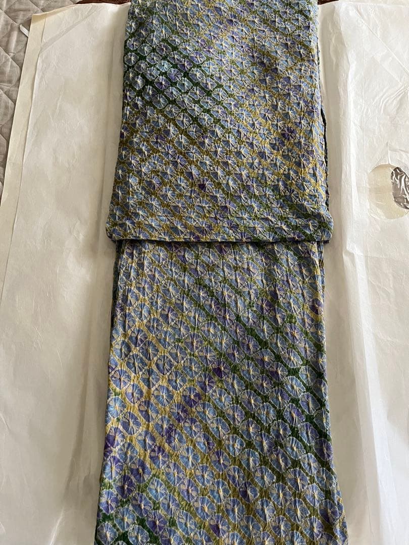 有松蜘蛛絞り✴︎暈し染め