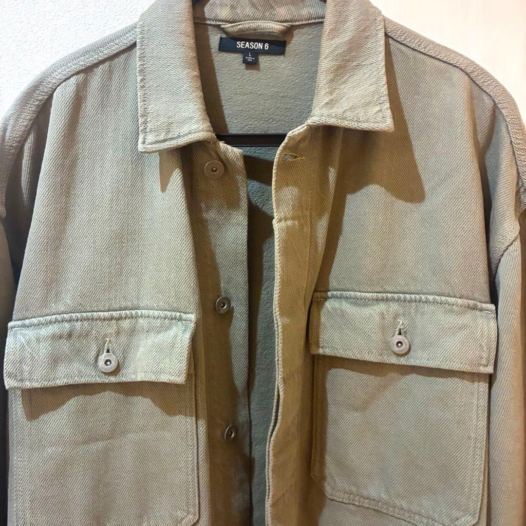 yeezy season 6 シャツ ジャケット