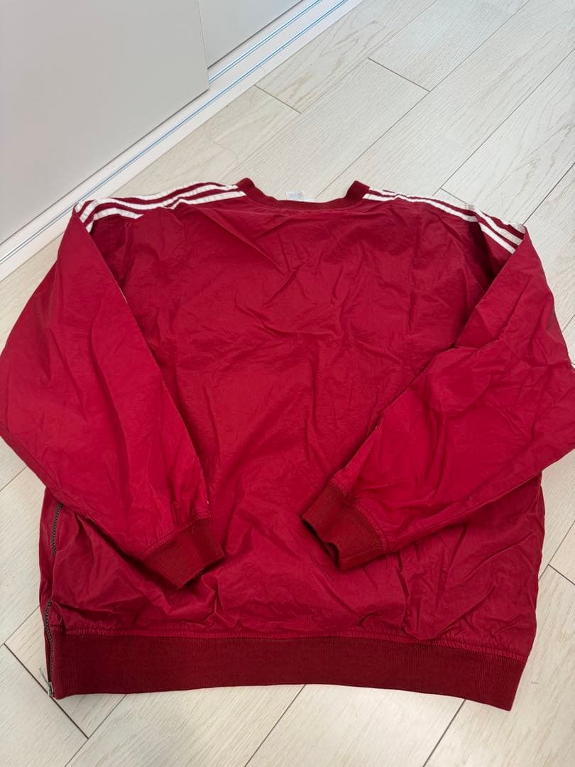 希少 常田大希着用 Adidas アディダス ナイロンプルオーバー スウェット