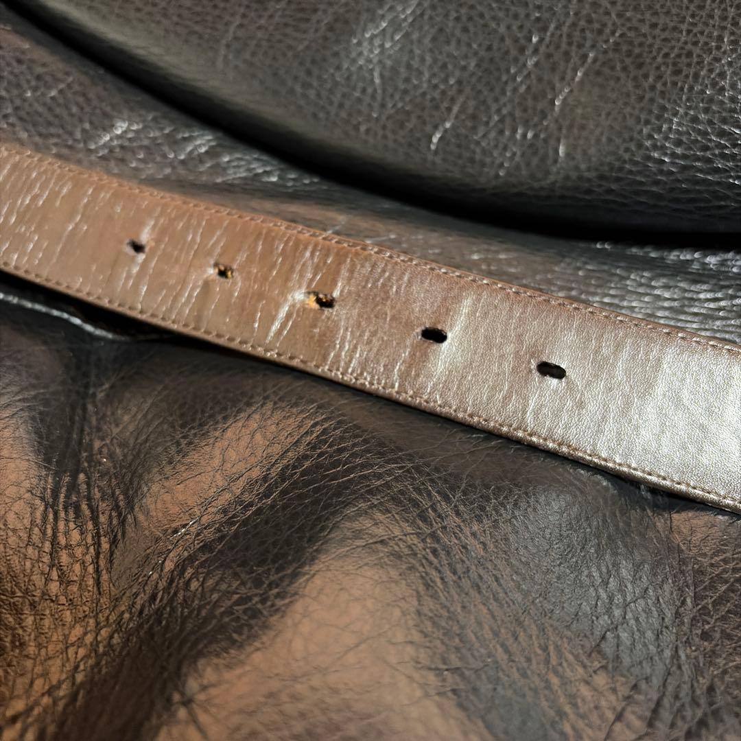 【値下げ】セパージュ ベルト　ホーウィンシェルコードバン　ダークブラウン