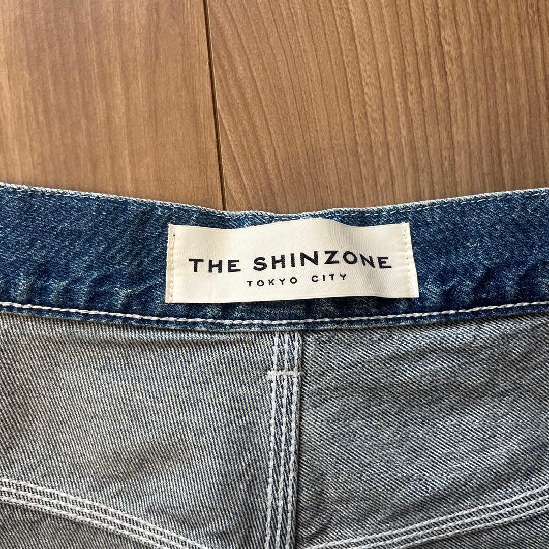shinzone シンゾーン★TOOL DENIM PANTS★ブルー　36