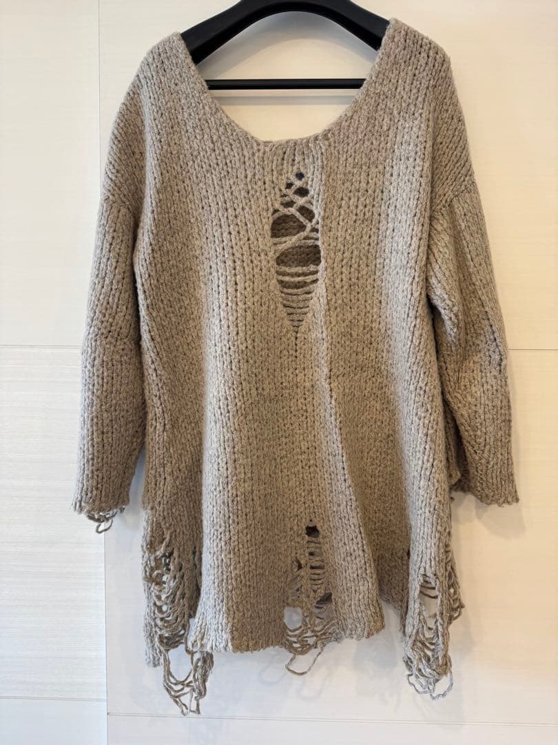 MIHARA YASUHIRO ダメージニット