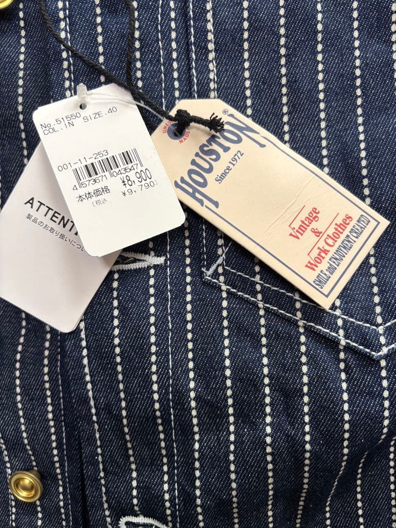 新品未使用 ヒューストン　ウォバッシュ　ベスト サイズＬ ４０