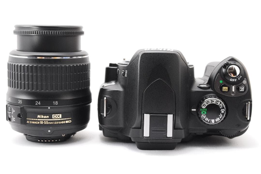 【新品級】Nikon D40x ダブルレンズセット　デジタル一眼レフ スマホ転送