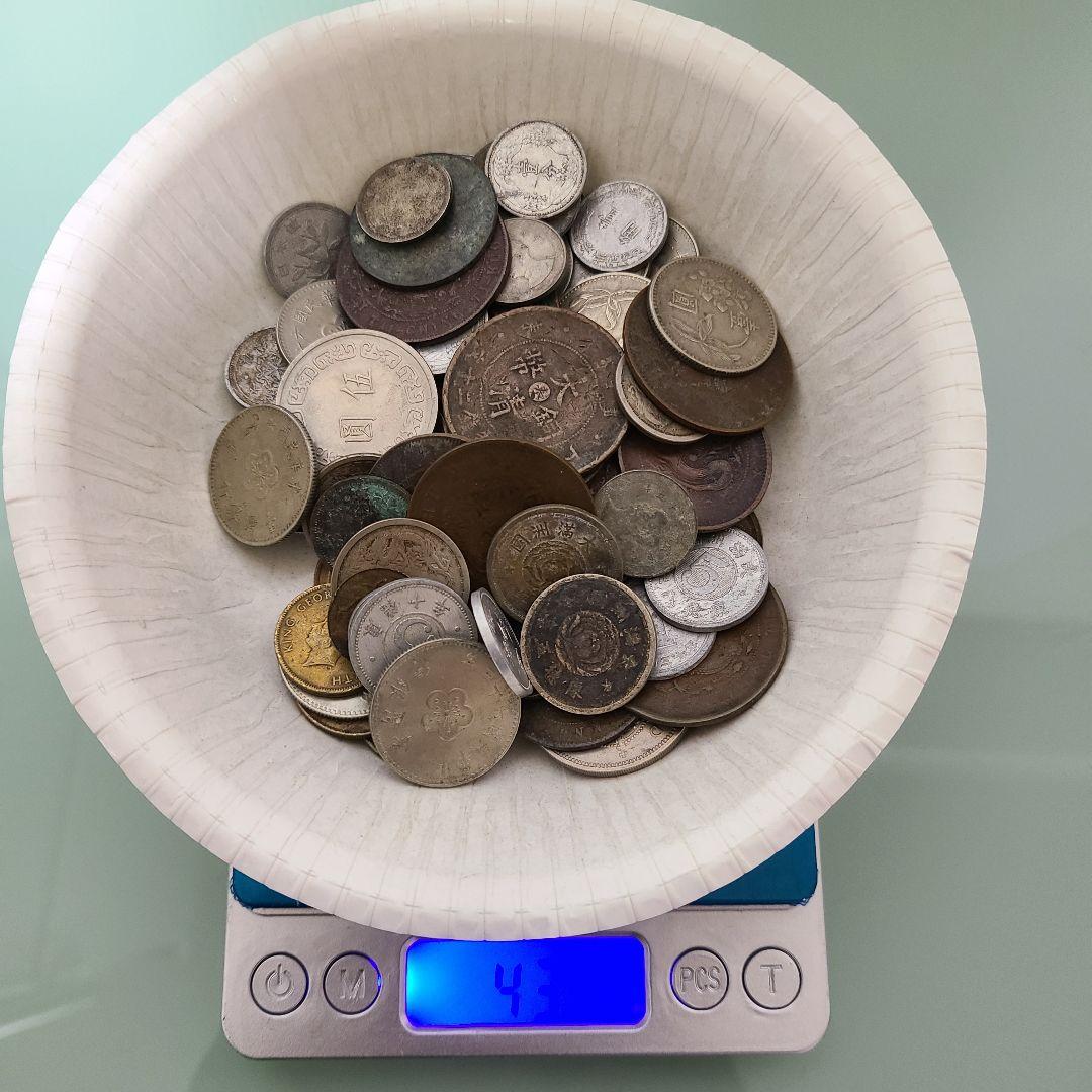 プ*須様 古銭　中国銭　大満州国銭などまとめ　438グラム