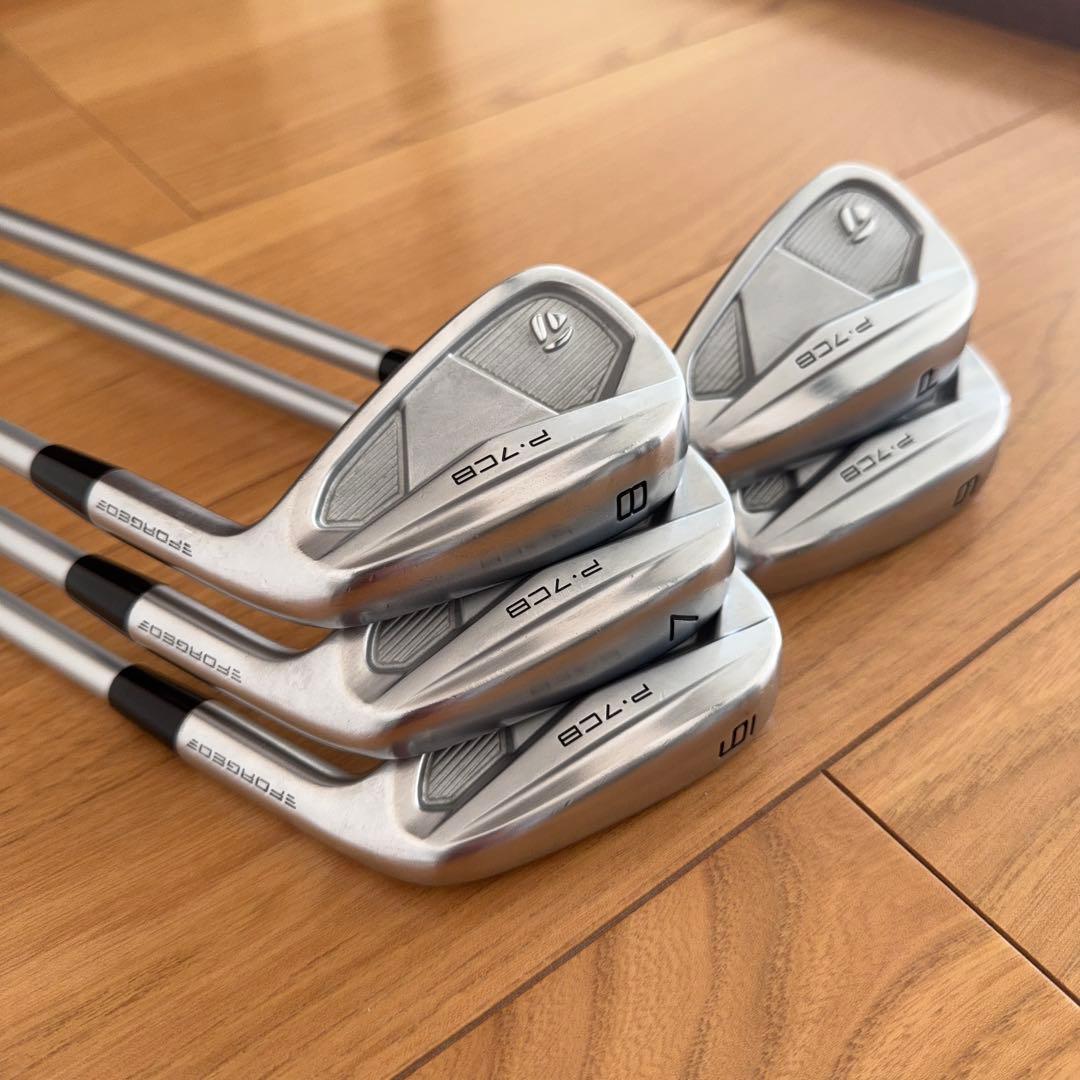 【美品】テーラーメイド P7CB アイアン 6i〜PW 5本 MCI 80S