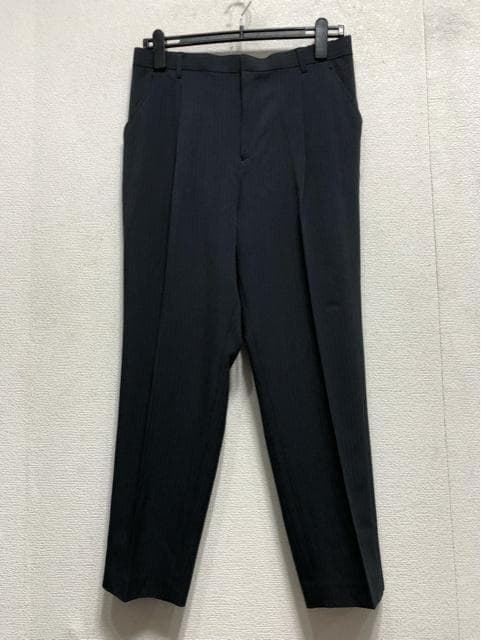 新品☆19号LL3L紺系ストライプ高機能ストレッチパンツスーツお仕事◯D366