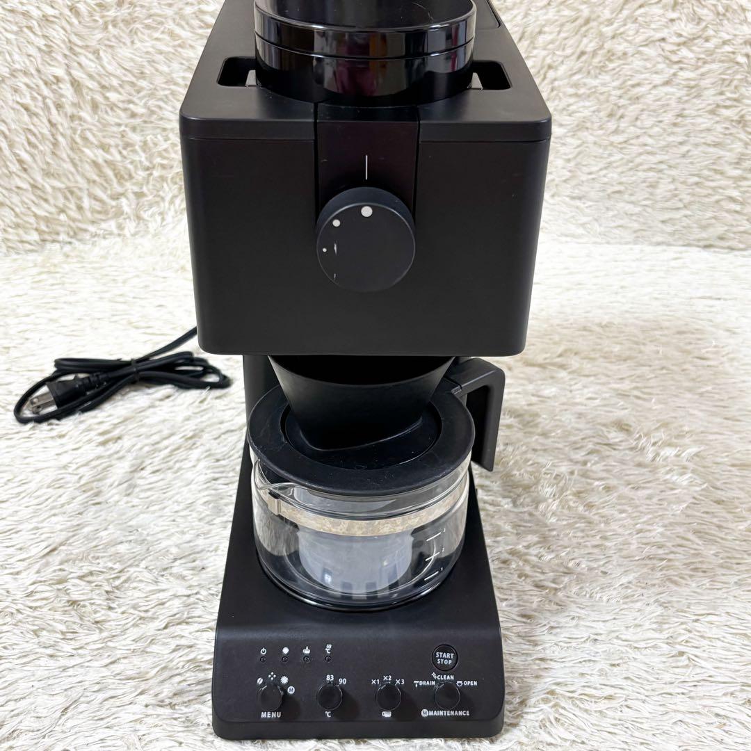 【良品】ツインバード 全自動コーヒーメーカー CM-D457 ブラック