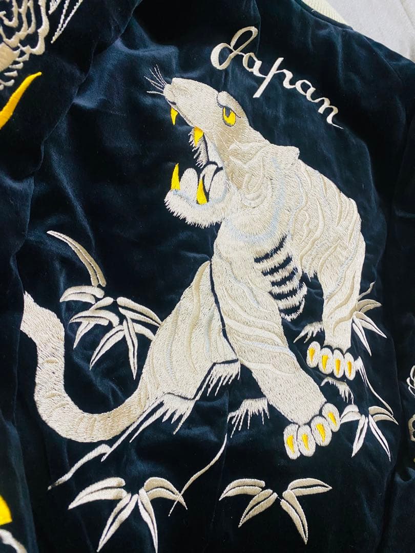 美品 テーラー東洋 ２面用 別珍 虎 龍 日本限定 スカジャン Unisex