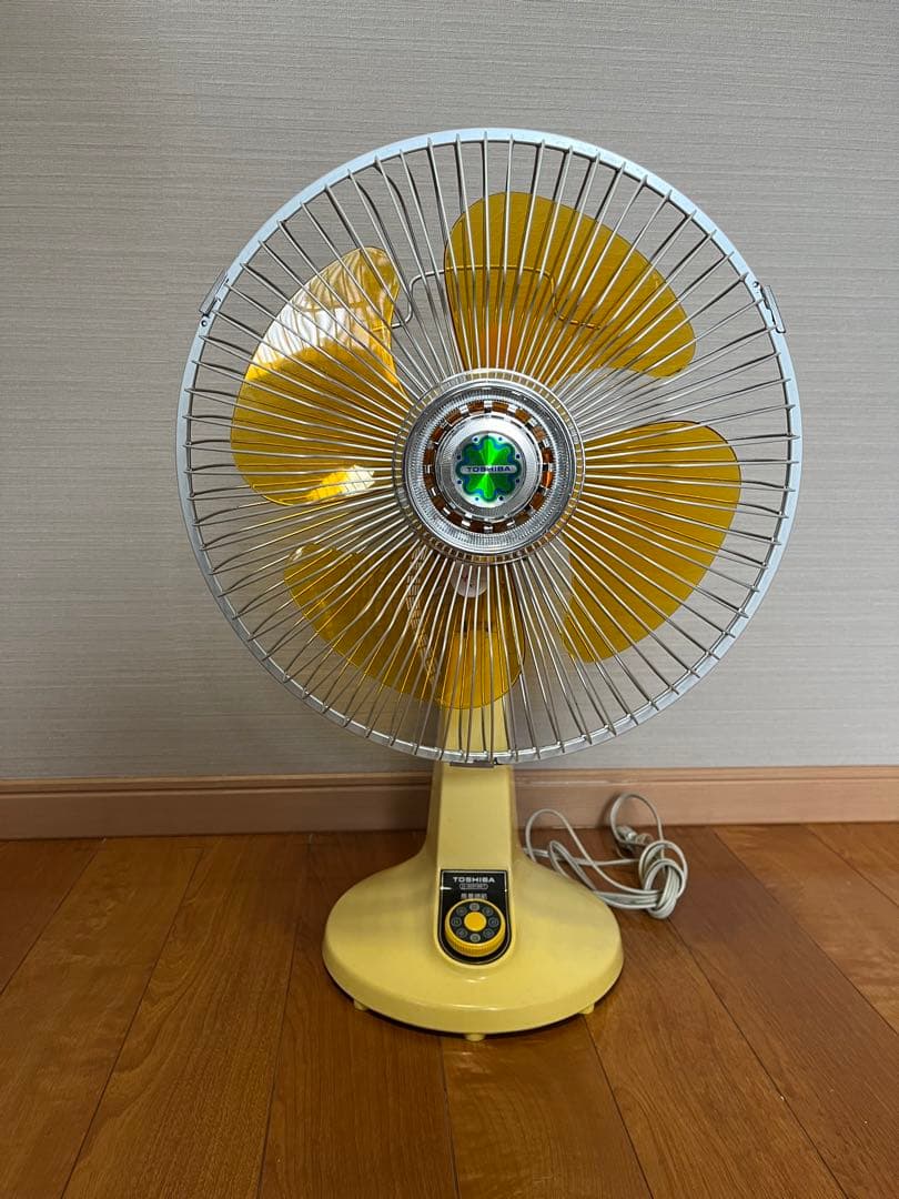 昭和レトロ TOSHIBA 扇風機 東芝 レトロポップ 1978年製 完動品