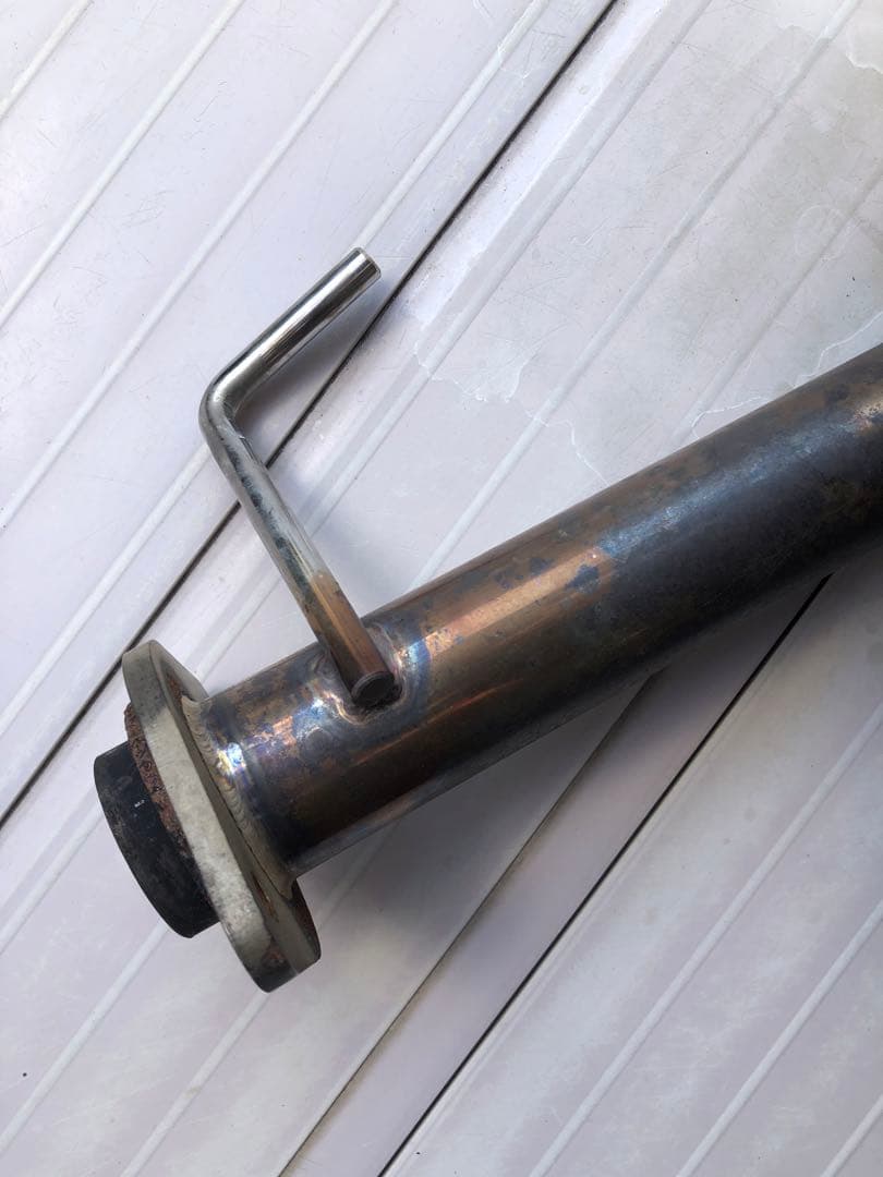 K12 日産マーチ　社外フロントパイプ　からくり？マルホ？