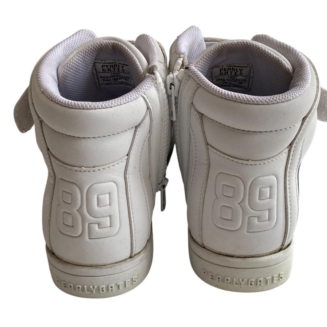 PEARLY GATES パーリーゲイツ 24.5㎝ ハイカット ゴルフシューズ