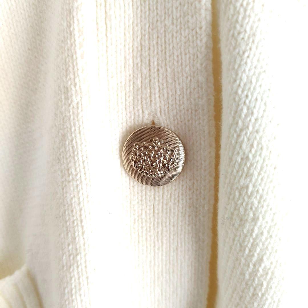 タグ付き新品未使用 23区 SLOW　アイボリー ニット コットン