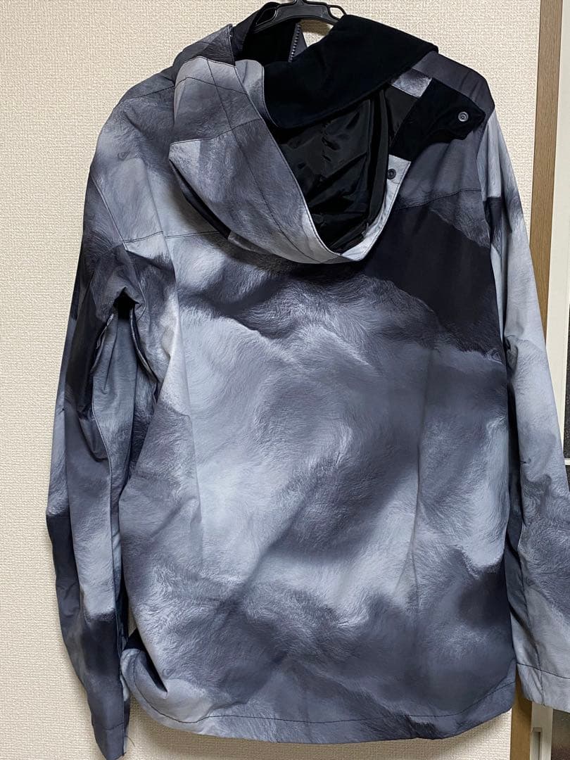 スノーボードウェア QUIKSILVER EQYT グレー クリーニング済み