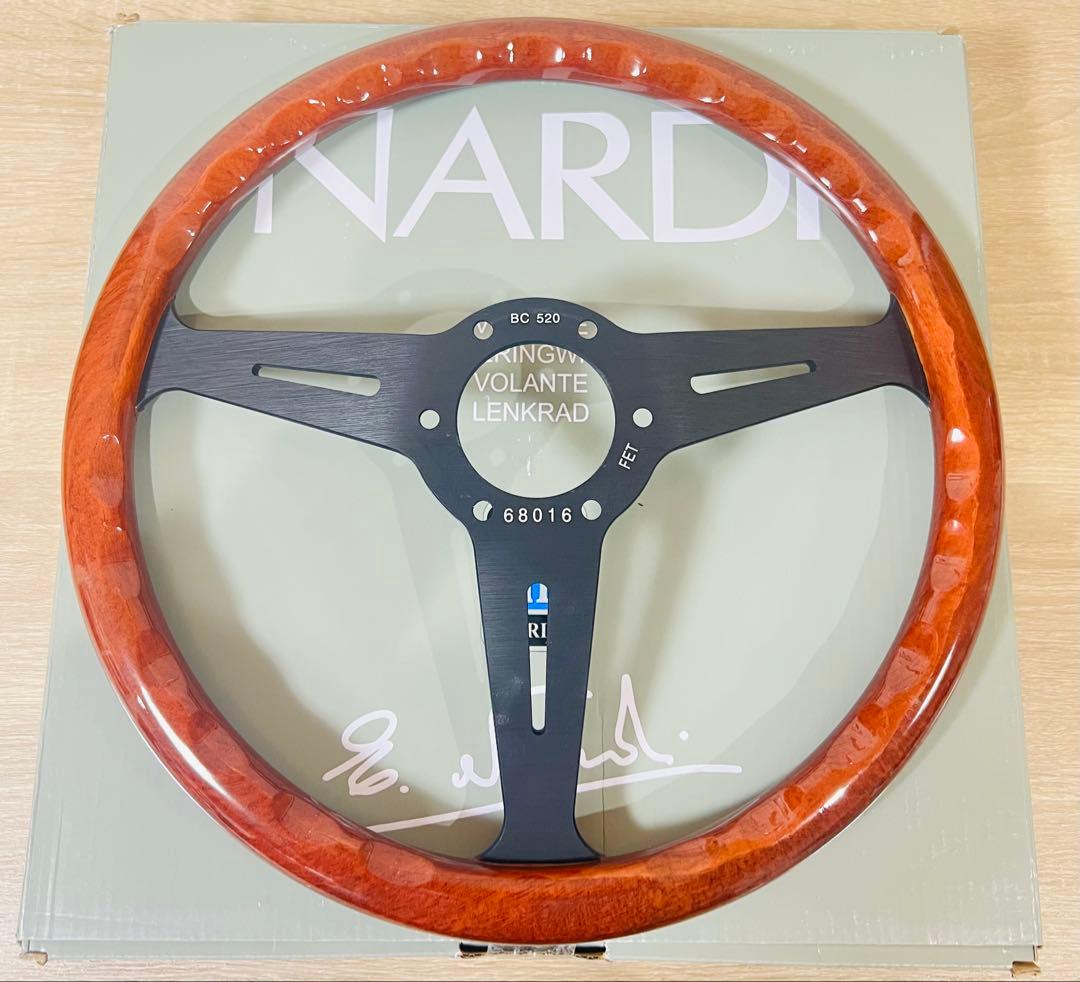 ナルディ クラシック ウッド ステアリング 14インチ ホーンリング付き②