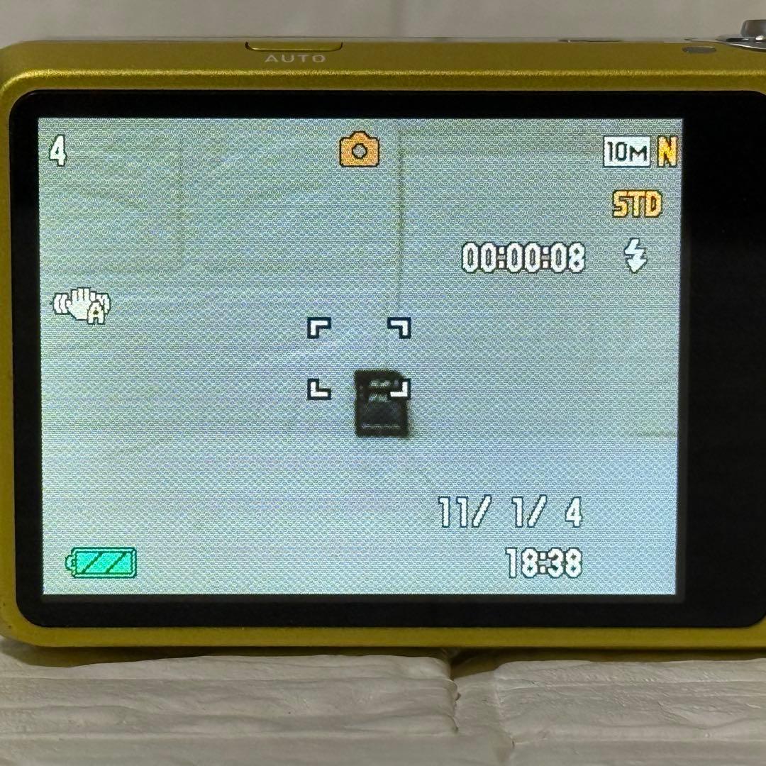 CASIO EXILIM EX-Z800 デジカメ イエロー 動作確認済 SD付