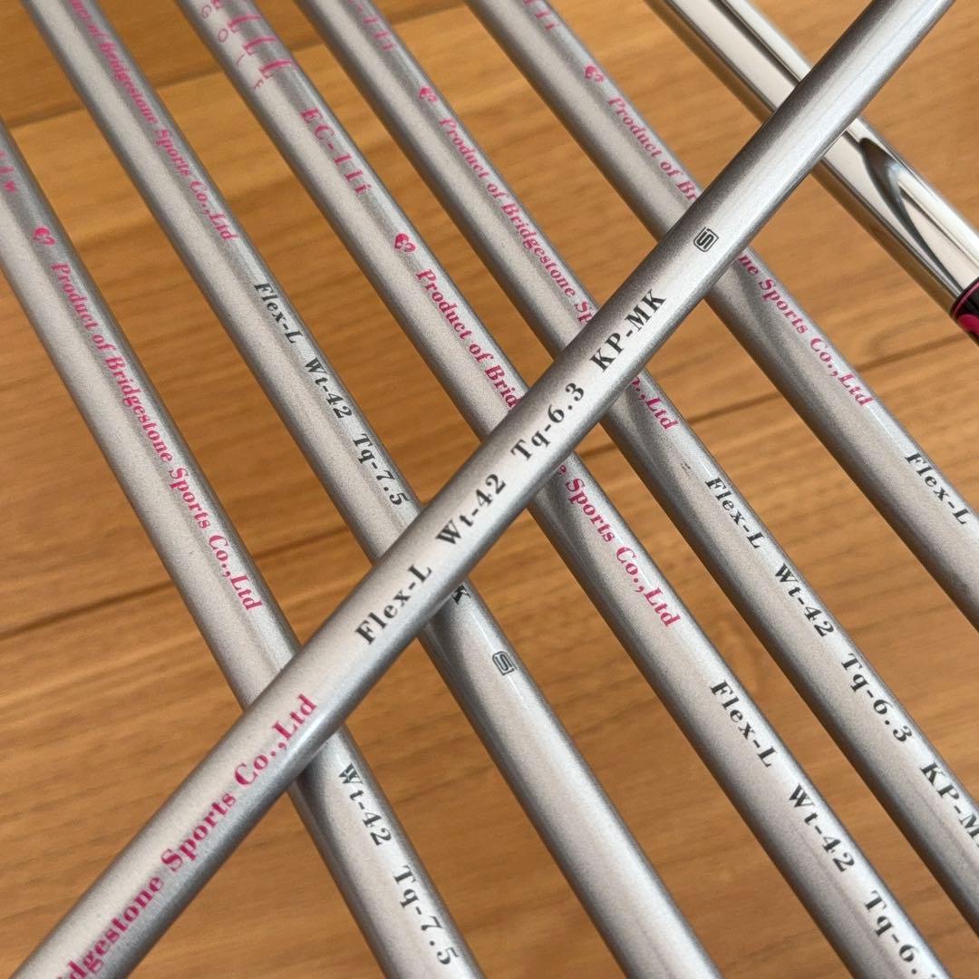 【美品】BRIDGESTONE ELLE レディース ゴルフクラブセット 8点