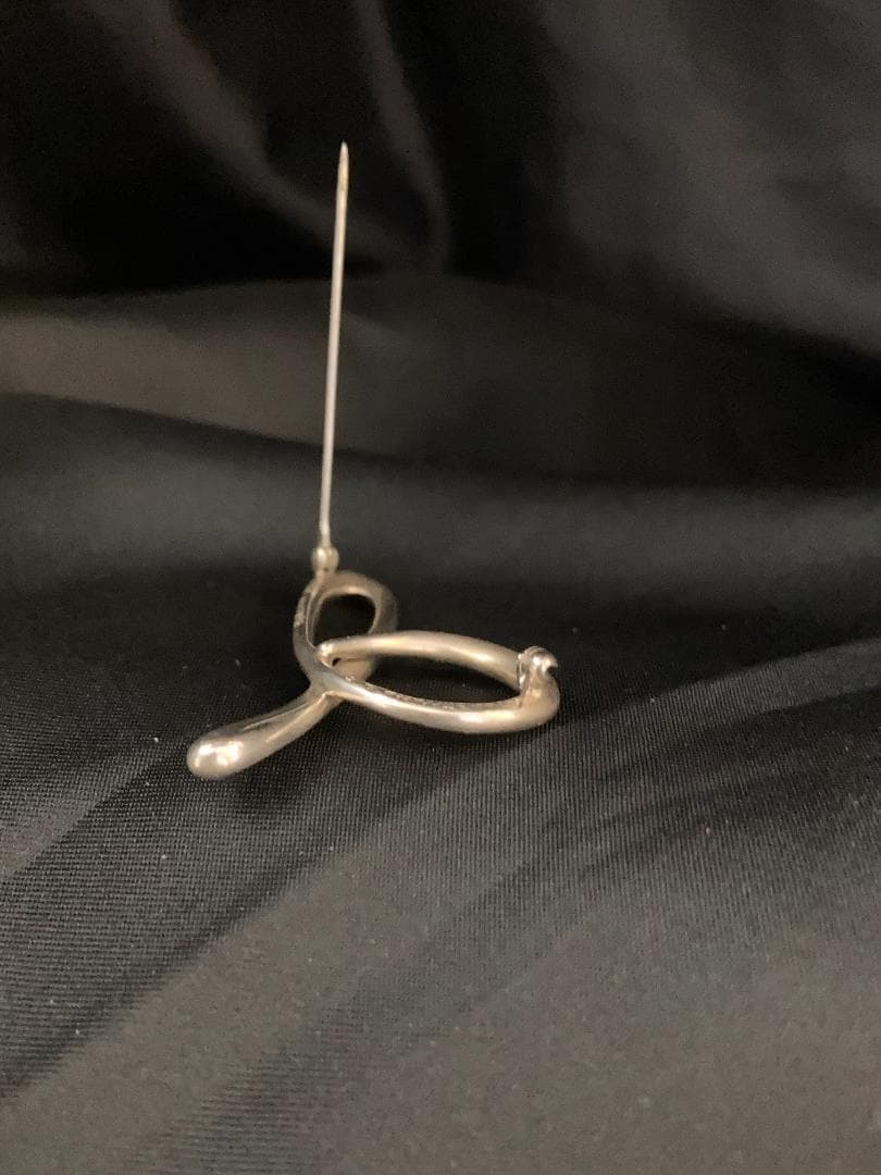 ティファニー ブローチ 925 アルファベット イニシャル D 1983