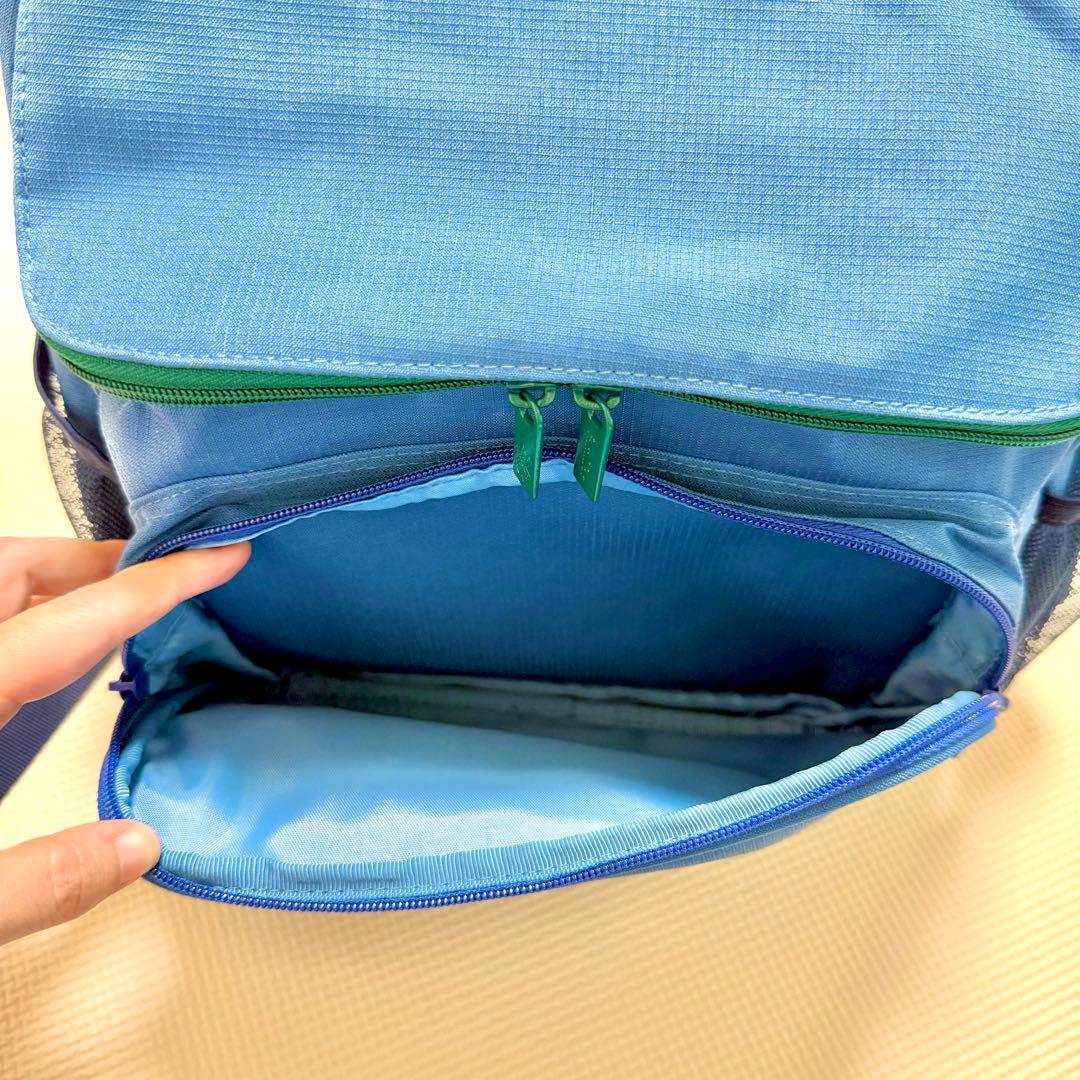 【新品】ファミリア familiar リュックサック M ブルー 車 完売品