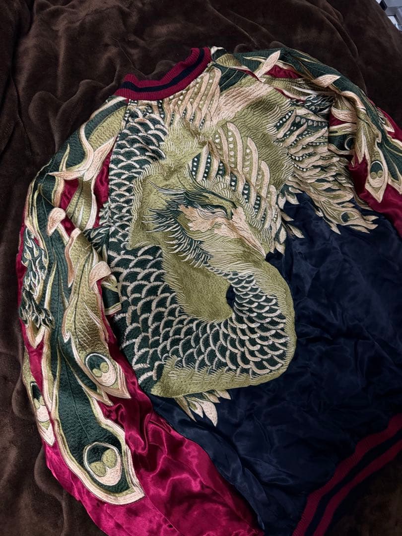 ２面用 Japanese フェニックス 日本限定 スカジャン vintage 珍