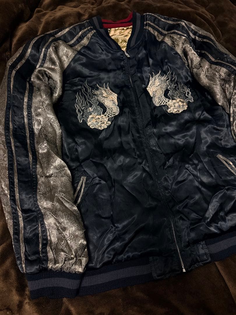 ２面用 Japanese フェニックス 日本限定 スカジャン vintage 珍