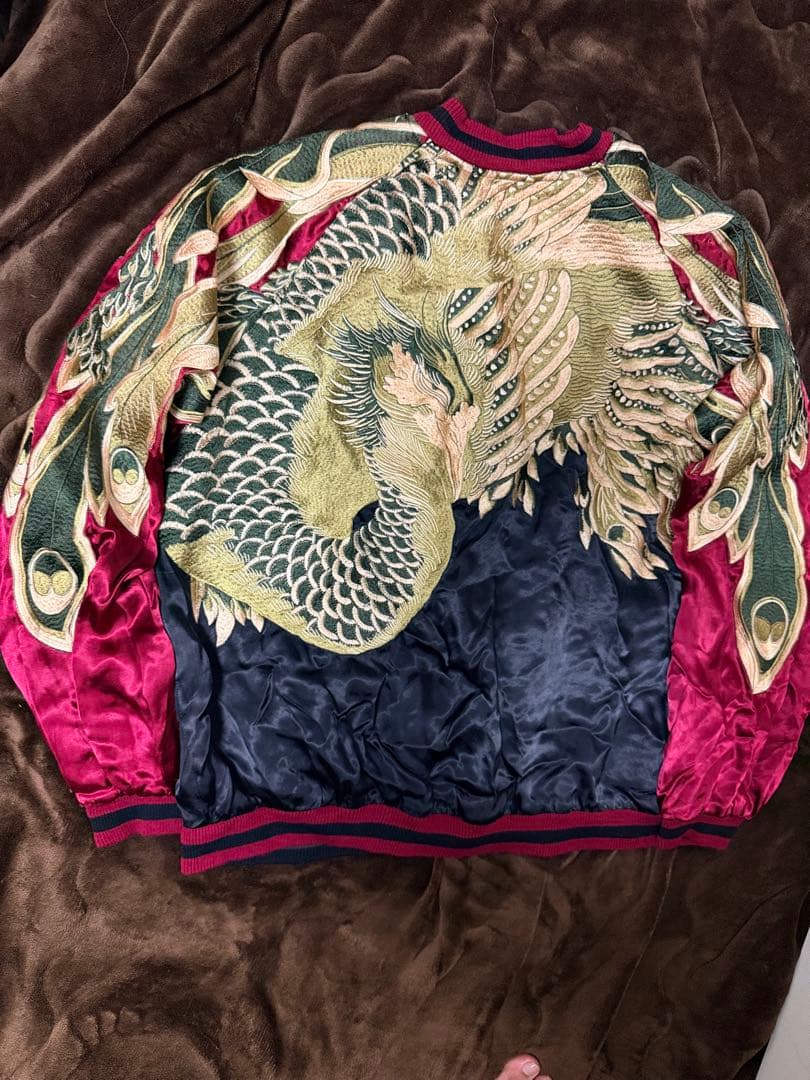２面用 Japanese フェニックス 日本限定 スカジャン vintage 珍