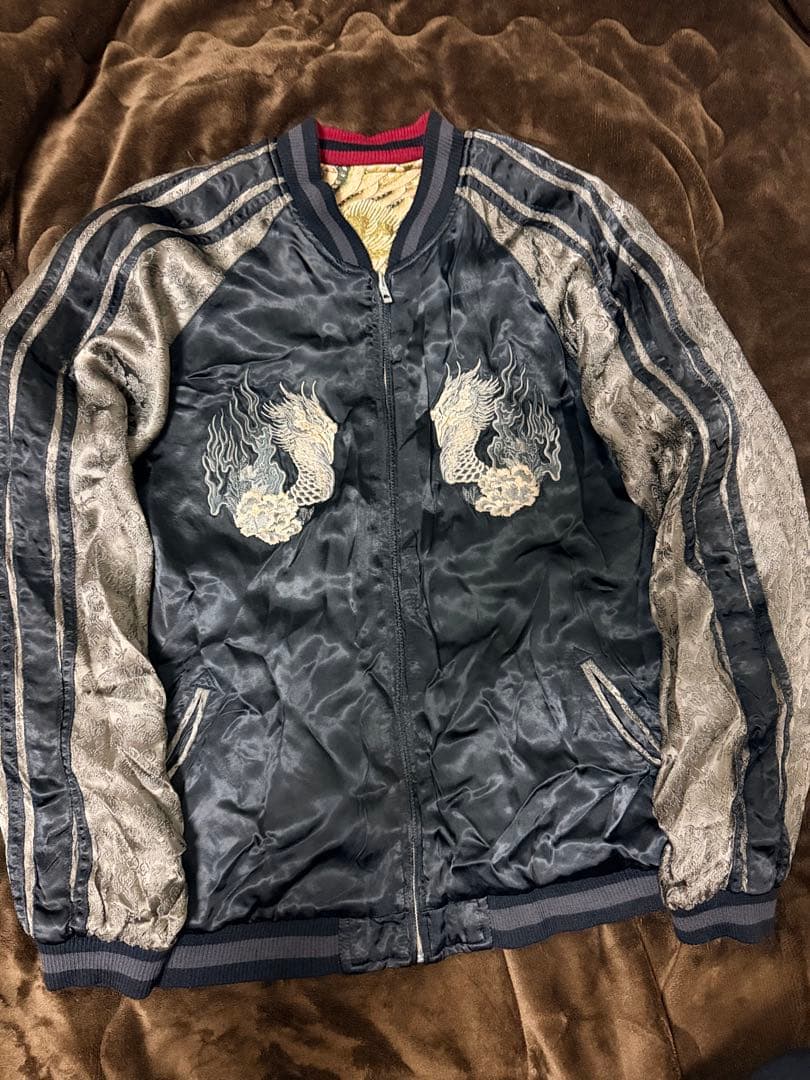 ２面用 Japanese フェニックス 日本限定 スカジャン vintage 珍