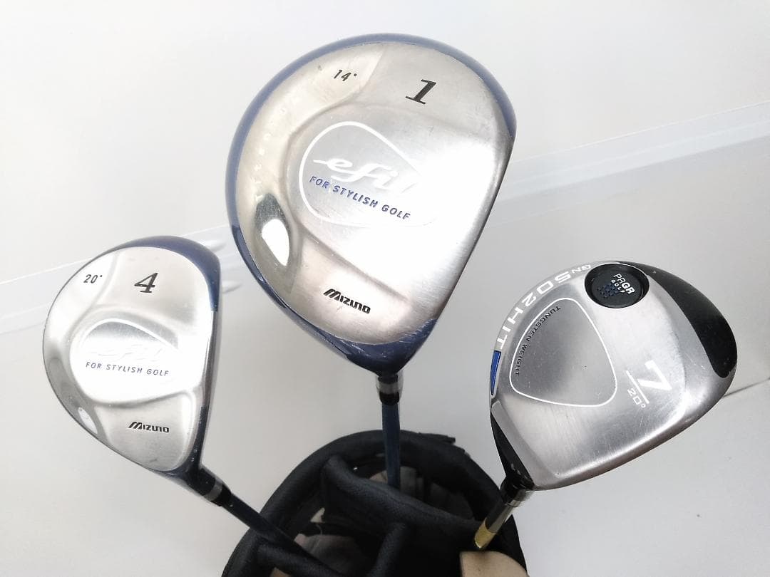 レディース ミズノefil ゴルフクラブ 10本セット スタンドバッグ付き♪