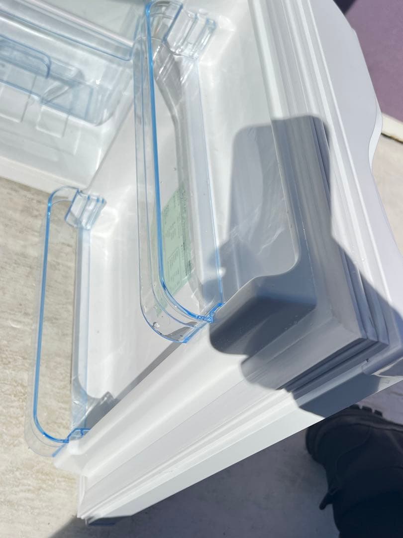 SAMKYO 2ドア冷蔵庫 ホワイト 型番：GU90 容量：95L 2021年