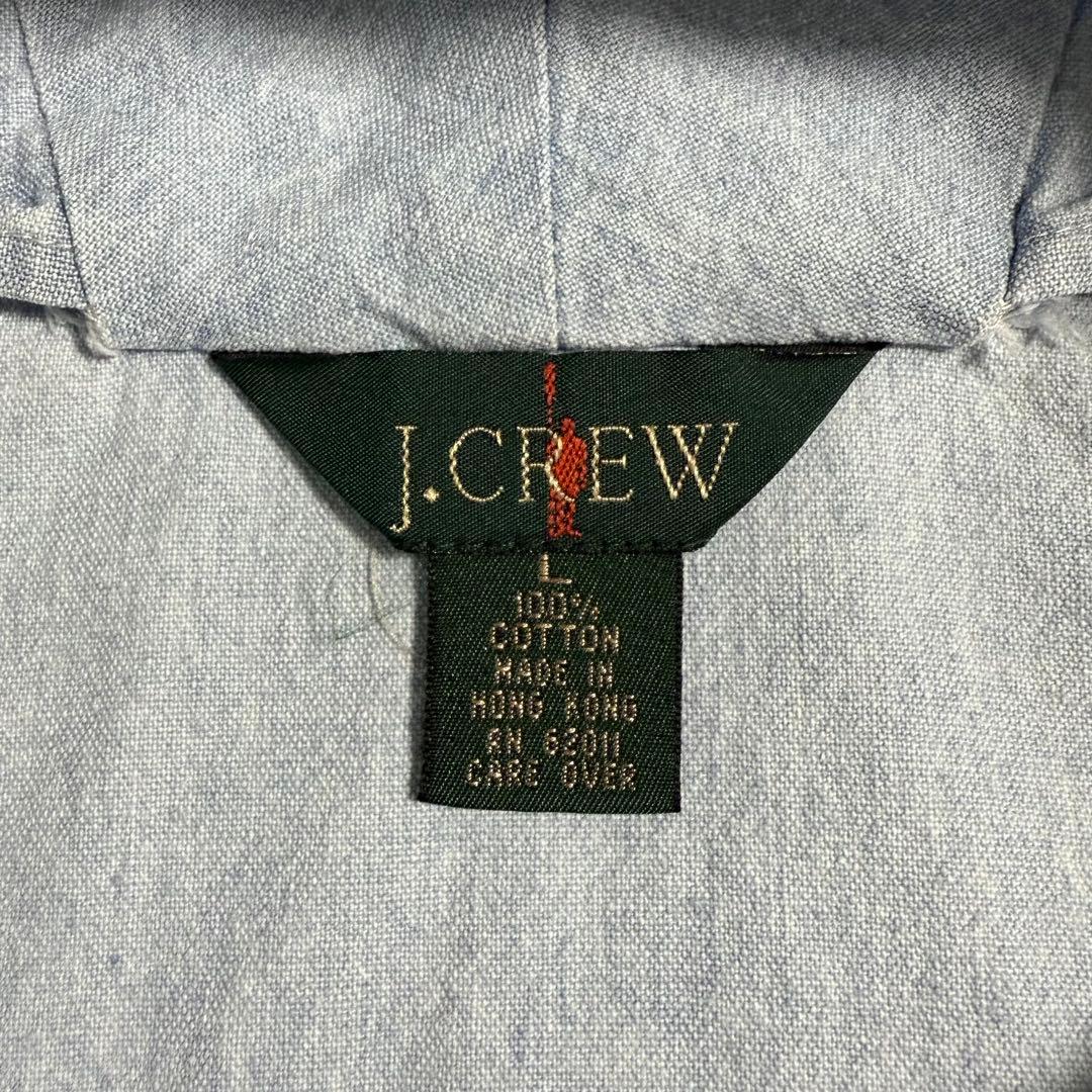 80s 90s J.CREW 巨人タグ シャンブレー アノラックジャケット
