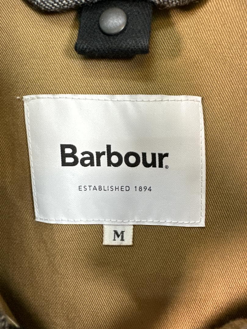 Barbour（バブアー）ウールブルゾン グレー Mサイズ
