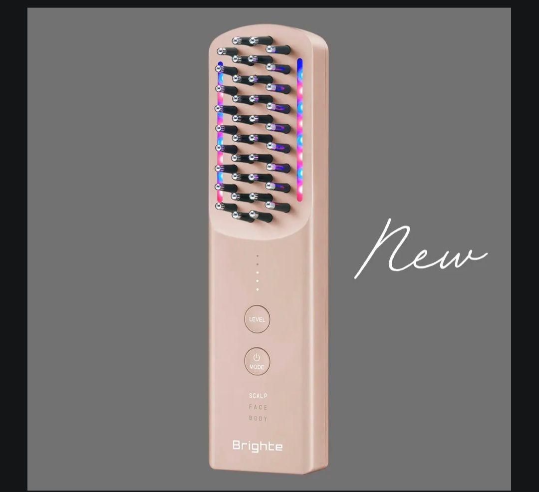 Brighte ELEKI BRUSH+ 美顔器　ピンク