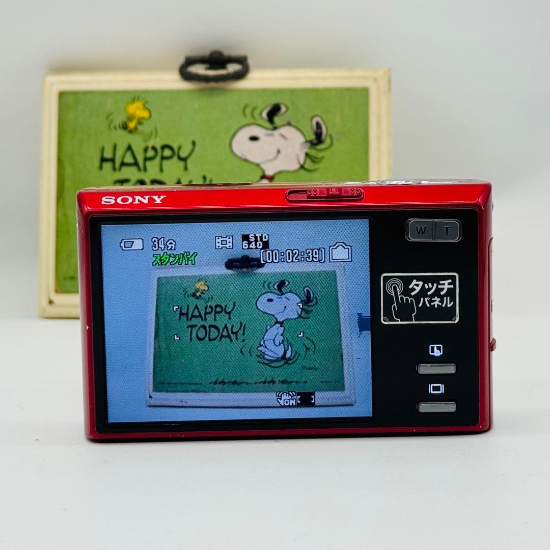 【希少・動作確認済】SONY Cyber−Shot T DSC-T50 レッド