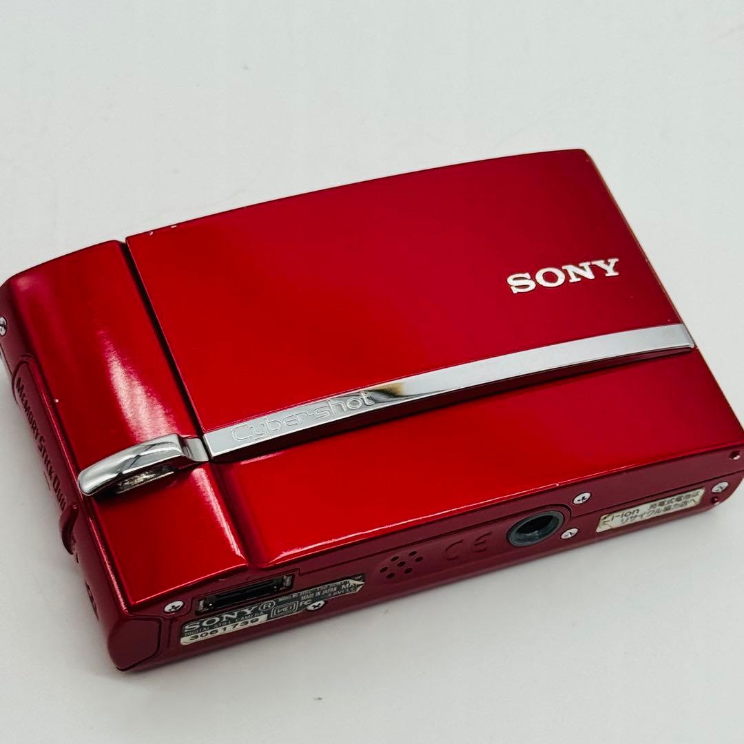 【希少・動作確認済】SONY Cyber−Shot T DSC-T50 レッド