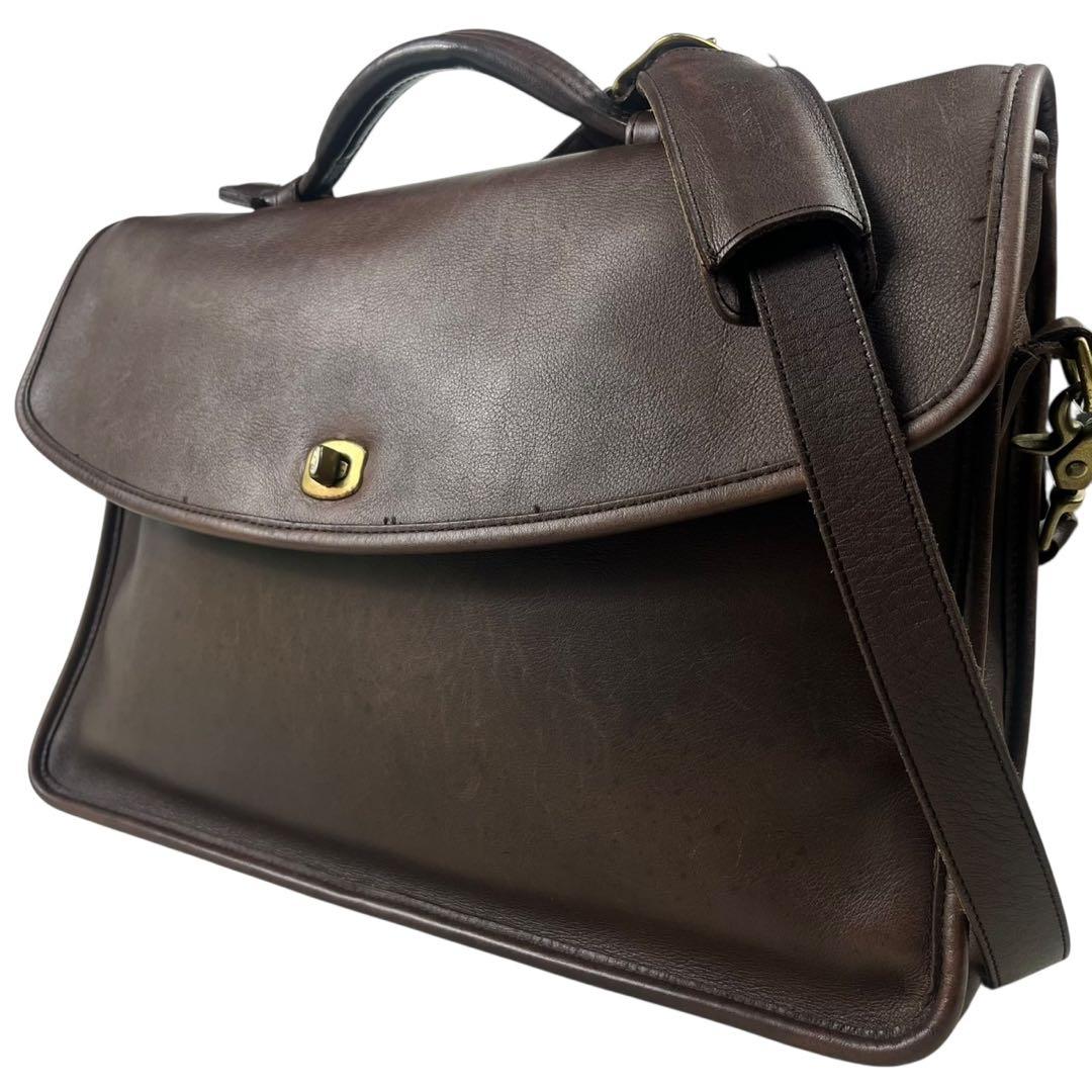 オールドコーチ ビジネスバッグ 2way ターンロック A4 USA製